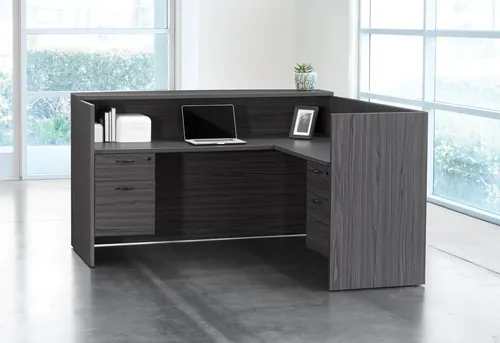  Contemporary Office Reception Desk Novato 71W x 78D