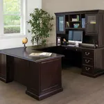 HO7 U Shaped Desk with Hutch 