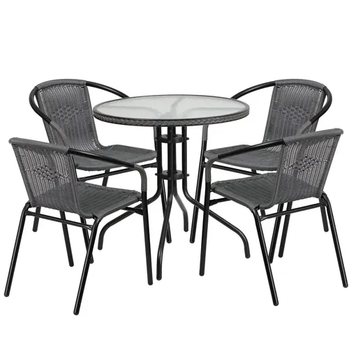 Monty Rattan Coffee Table Set 28 Inch