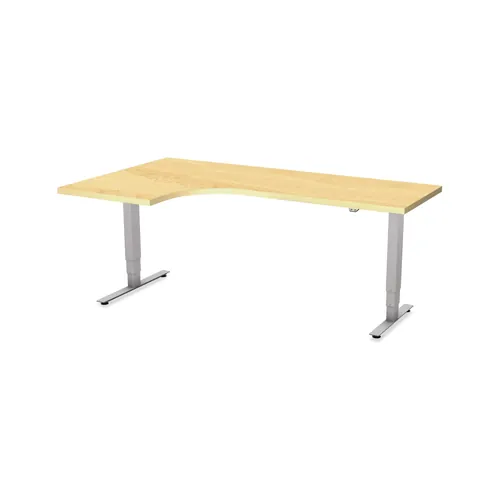  Sit Stand Desk Corner 72W x 24D Left