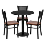 Messina 30 Inch Round Small Bistro Set 