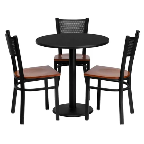 Messina 30 Inch Round Small Bistro Set 