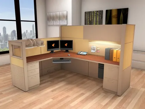 AIS Matrix Cubicle System 6x8 50-66H