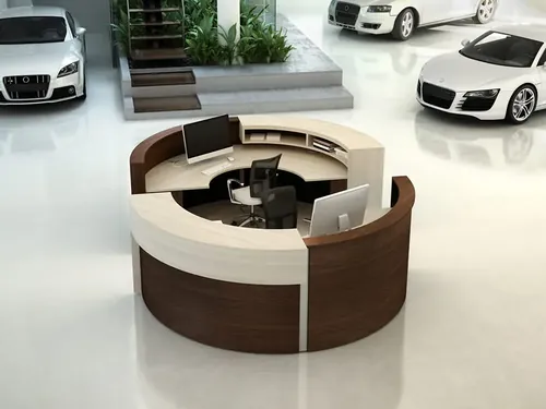 Impress Circular Reception Desk 