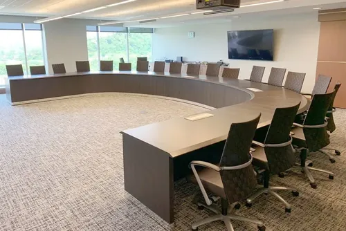 Large U Shape Boardroom Table 