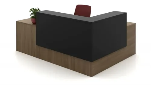 Elegant L Shape Reception Desk 