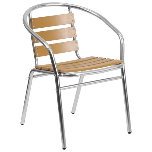 Monty Wood Metal Dining Chair 