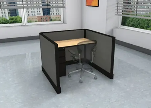 O2 Call Center Cubicles 4x4 39H With Pedestal
