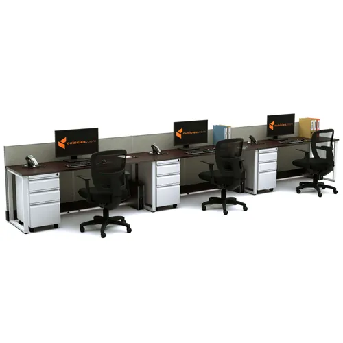  Open Office Workstations 39H 3pack Inline Powered