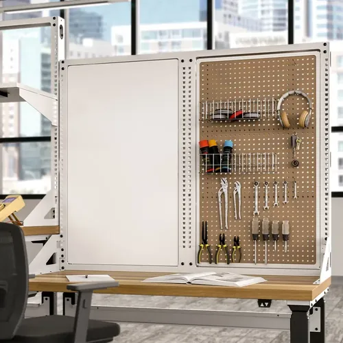  Electric Height Adjustable Workbench With Organizer Panel 60W x 30D