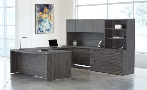  Contemporary U Shaped Desk Novato 107W x 112D