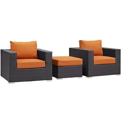 Lona 3 Piece Outdoor Sofa Set  