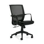  Low Back Office Chair with Arms 