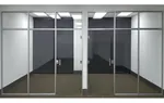  Glass Wall With Door TI24