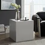  Stainless Steel Side Table Cube Shape 19
