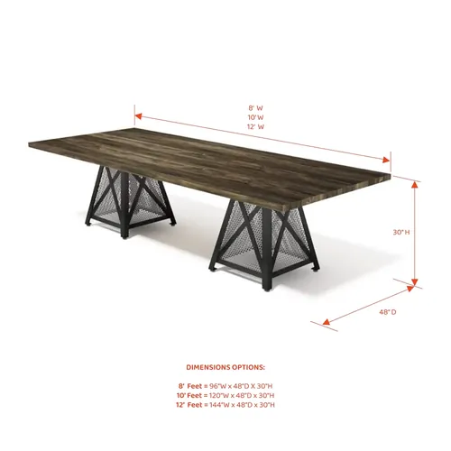 ID3 Industrial Conference Table 