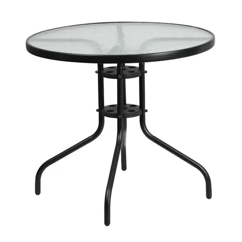 Monty Round Glass Table 32 Inch