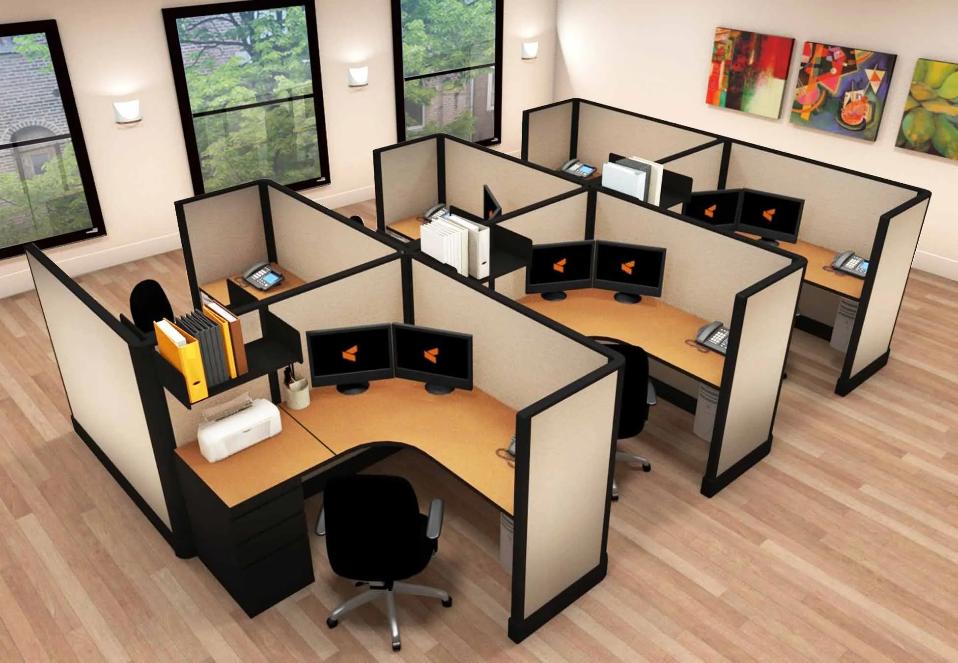 O2 Medium Size Cubicles