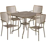 Panini 36 Inch Square 4 piece bistro set 