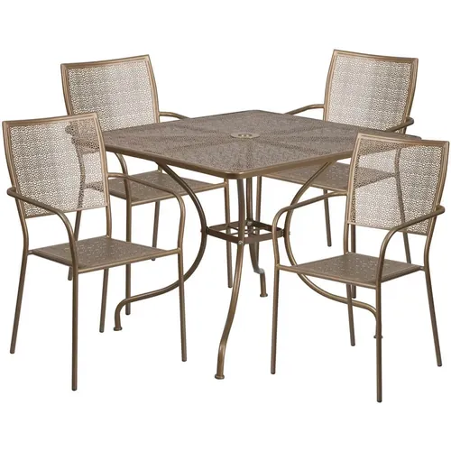 Panini 36 Inch Square 4 piece bistro set 
