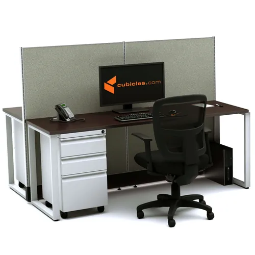  Open Plan Workstations 53H 2pack Cluster Powered