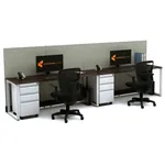  Open Plan Workstations 53H 2pack Inline Powered