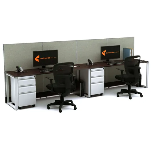  Open Plan Workstations 53H 2pack Inline Powered