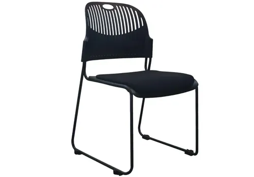 Brent Upholstered Stacking Chairs 6 Pack 