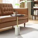  Mid Century Side Table 14 inch diameter