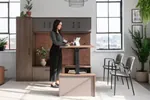  Industrial Office Setup with Height Adjustable Desk 6x7