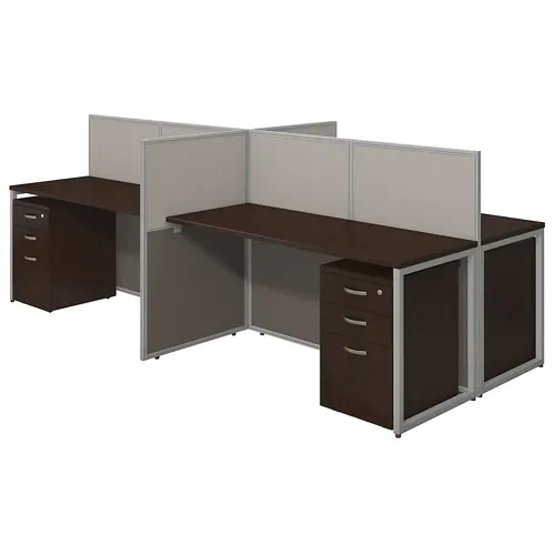  Desks Collaborative Workspace with Storage 24x60